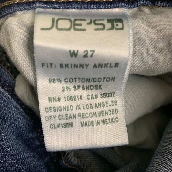 Joe's Skinny Ankle Jeans 314 - Picture 7 of 7